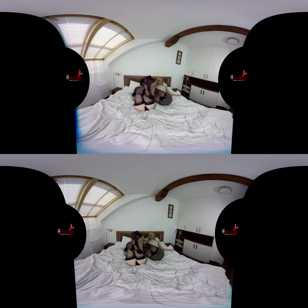 Naughty Julia & Vinna Reed in Feel The Heat Virtual Reality - FFStockings