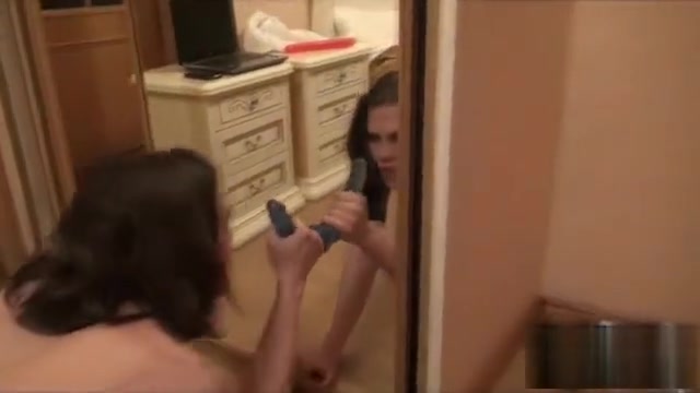 Tgirl Dildo Double Anal Destruction!