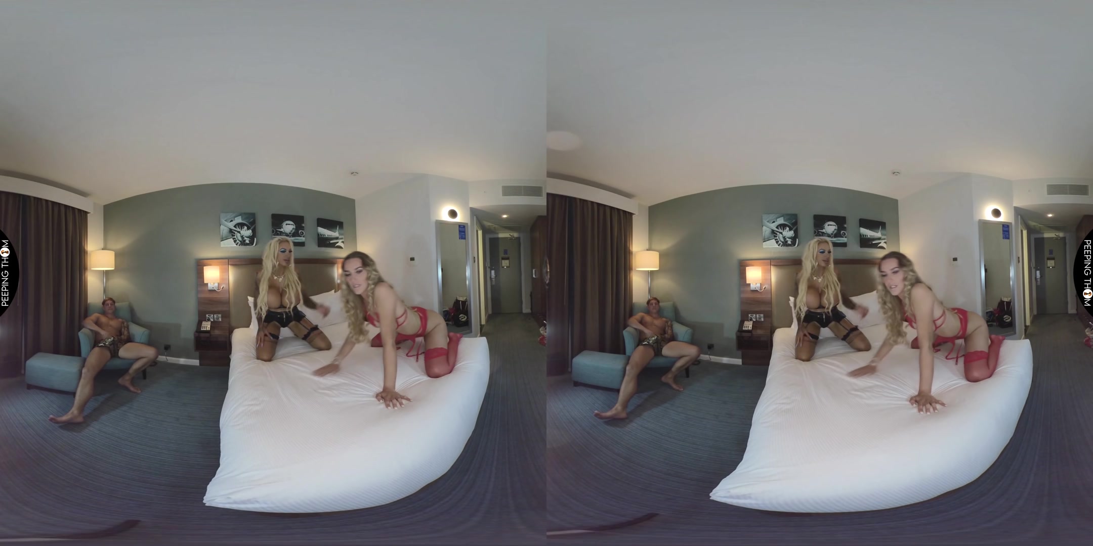 Sophie Anderson and Missy Milla - Spit Stepsisters - PeepingThom