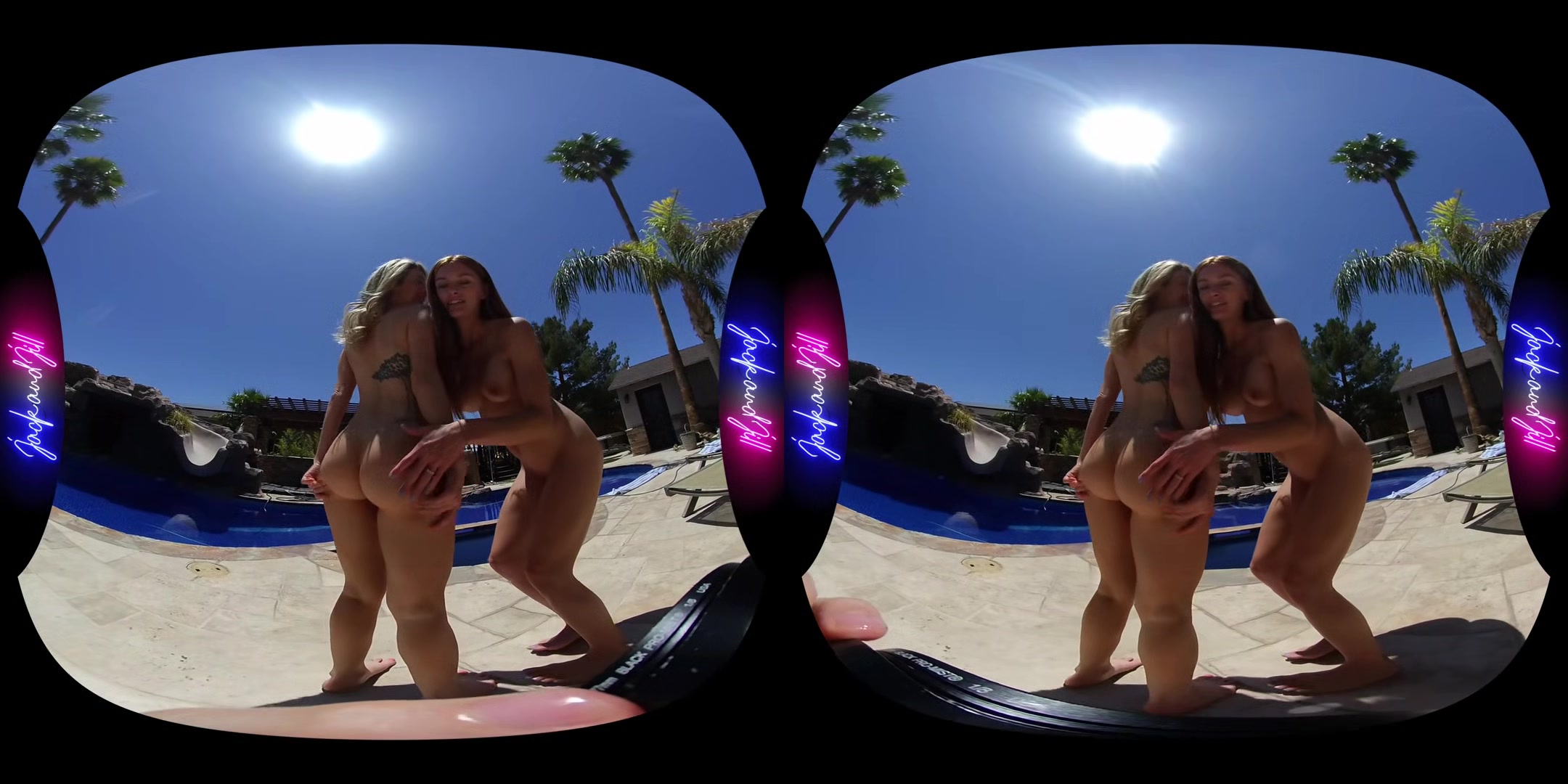 Jessi Rae Poolside 3some - Jackandjillvr