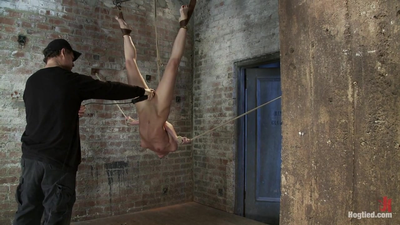 Inverted, Elbows Bound, Severely Arched Backbrutal Crotch Rope, Massive Screaming Orgasms Epic - HogTied