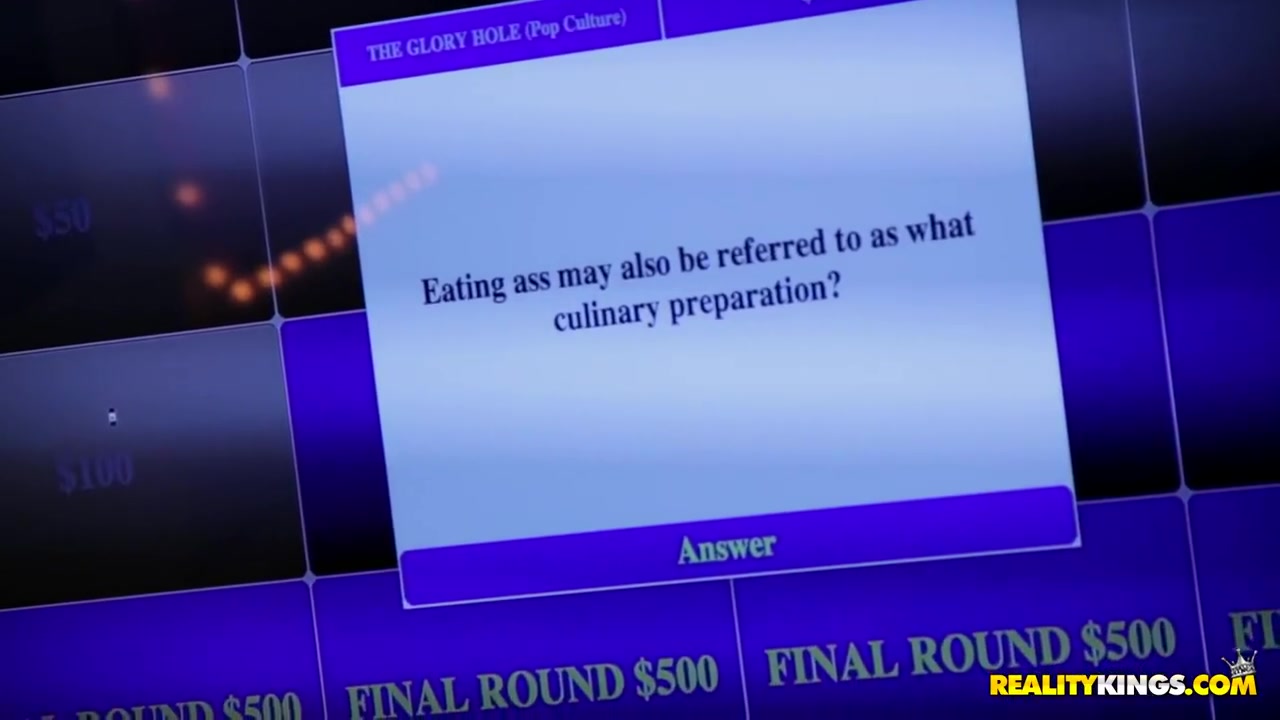 Anal Trivia Gauntlet. Money Talks exclusive