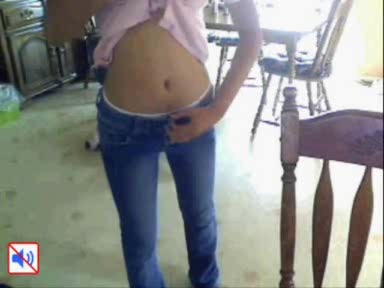 Asian sexy girl stripping in front of the webcam