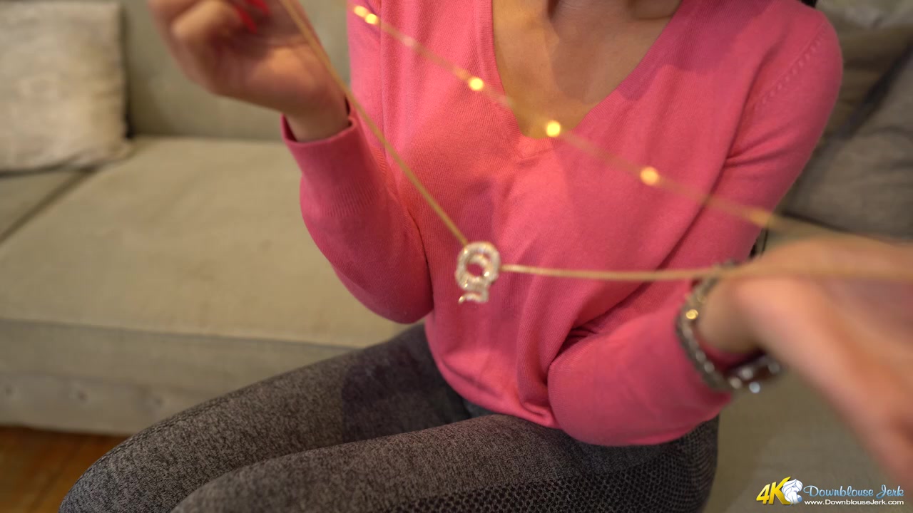 in Hoodie Boobies - DownblouseJerk
