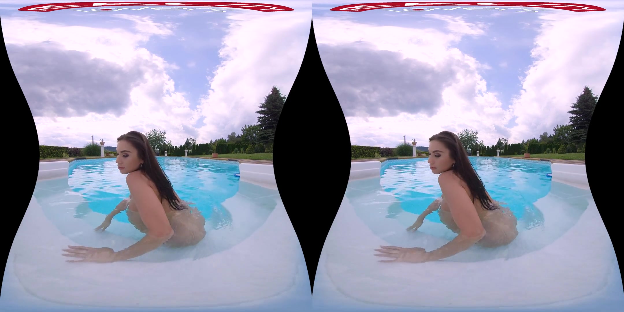 The VR Playboy Girl - In Colour; Beautiful Pornstar High Class Solo Striptease