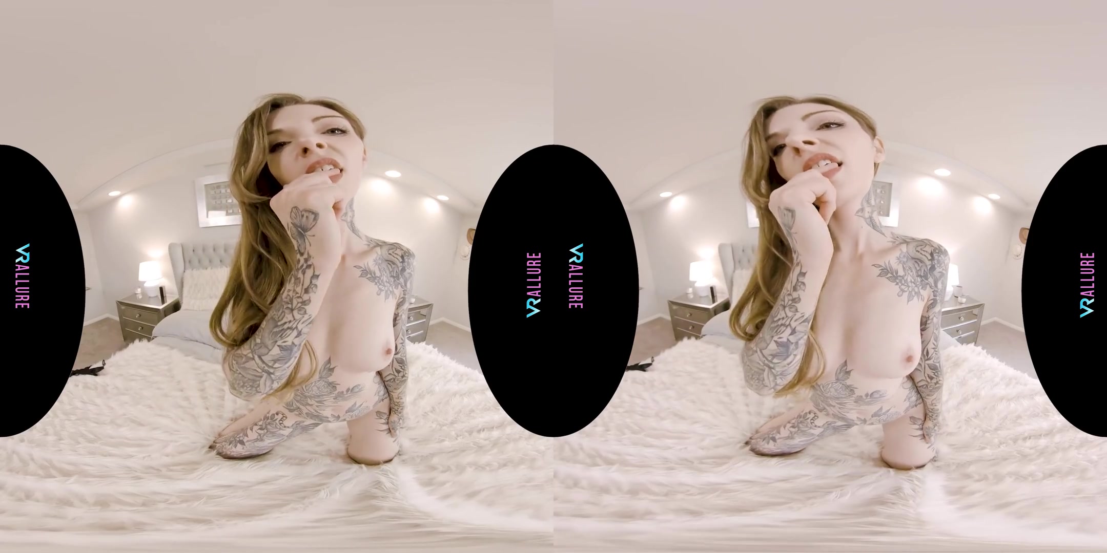 What Do You Think Of My Tattoos? - Alt-girl Solo Striptease and Fucking a Tommy Torso