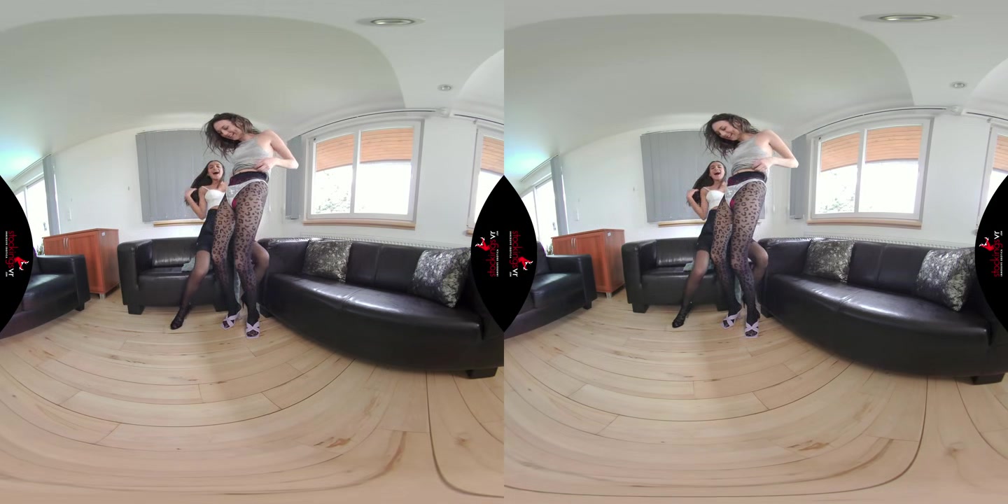 Playful Teenager in Stockings - StockingsVR