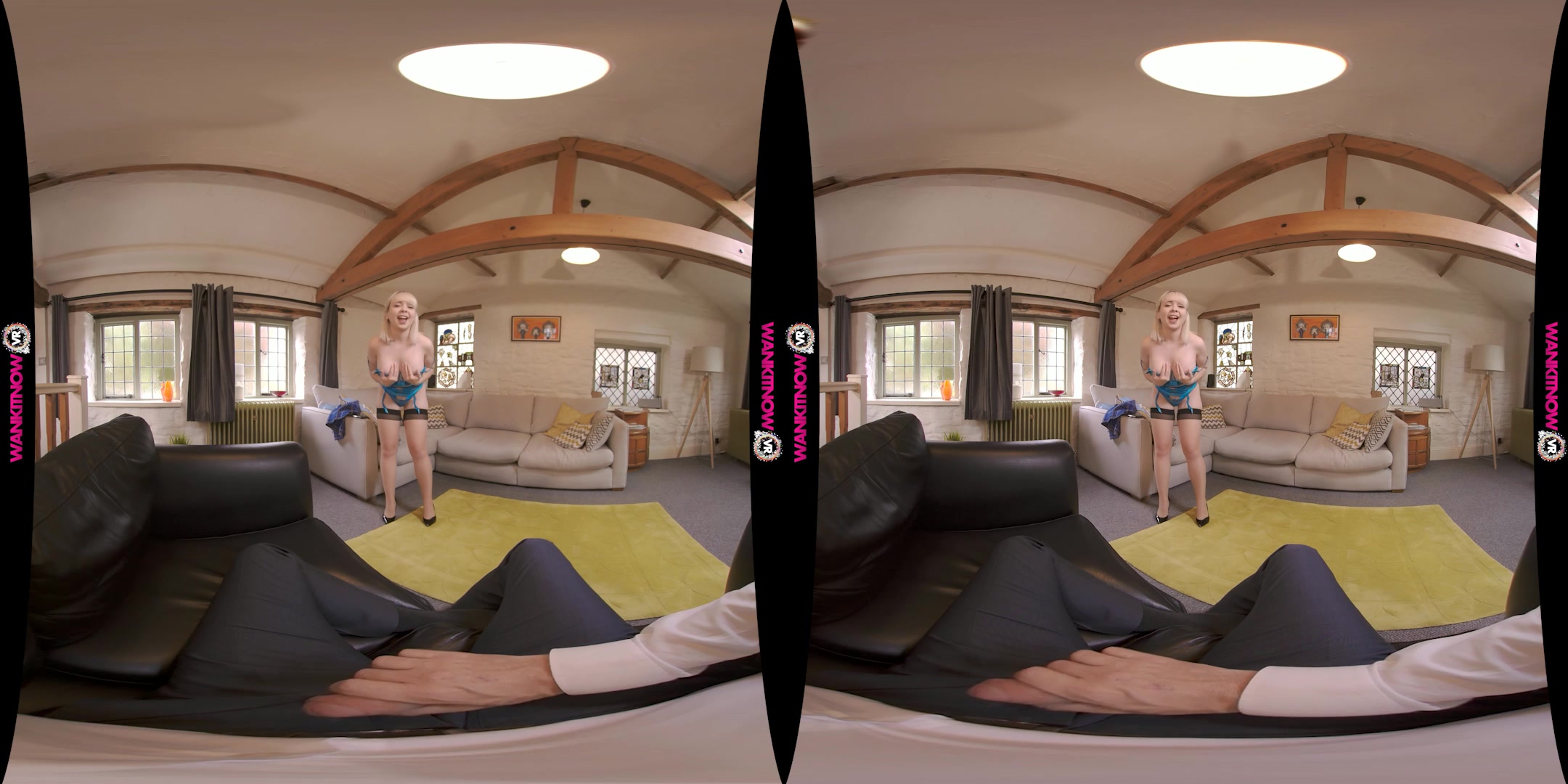 Taking Step daddy's Dick featuring Cherry English - WankitNowVR