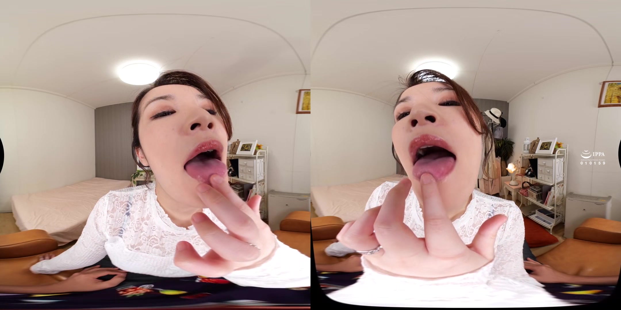 Real Self VR: Calling Her Partner Home when she's Masturbating; Horny Japanese Girlfriend