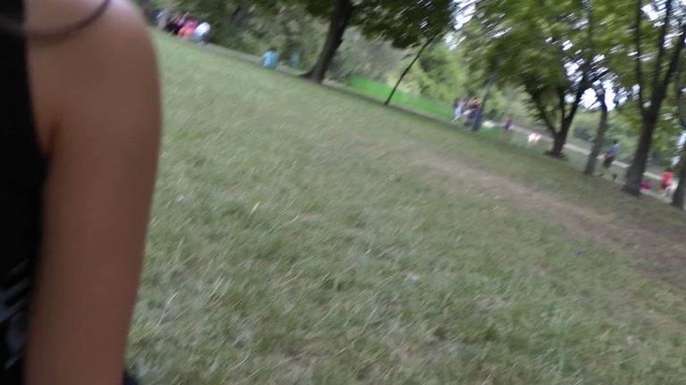 Real outdoor fuck with sexy chick