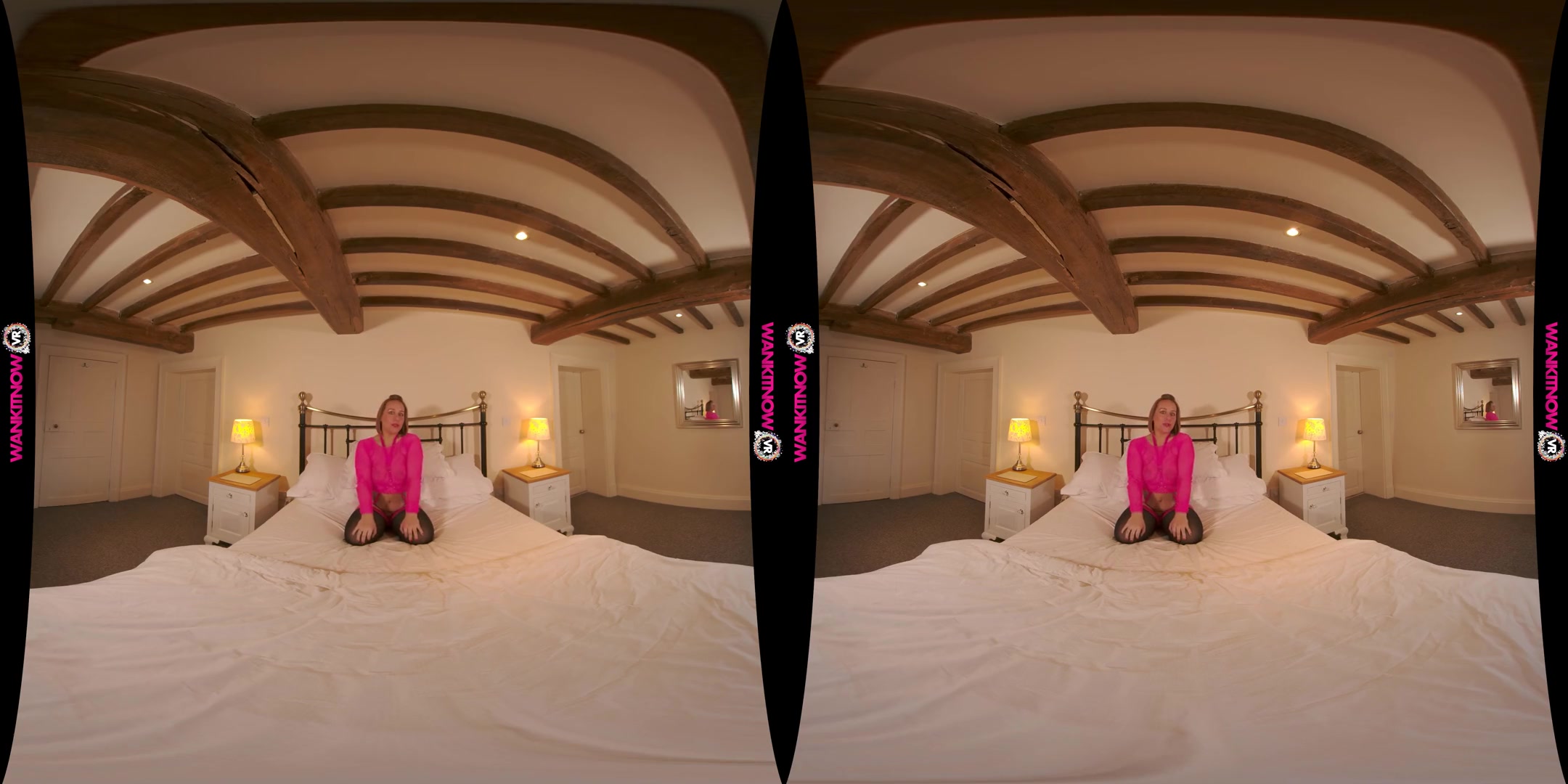 Red Light, Green Light, Pink Light; Horny MILF Solo Striptease