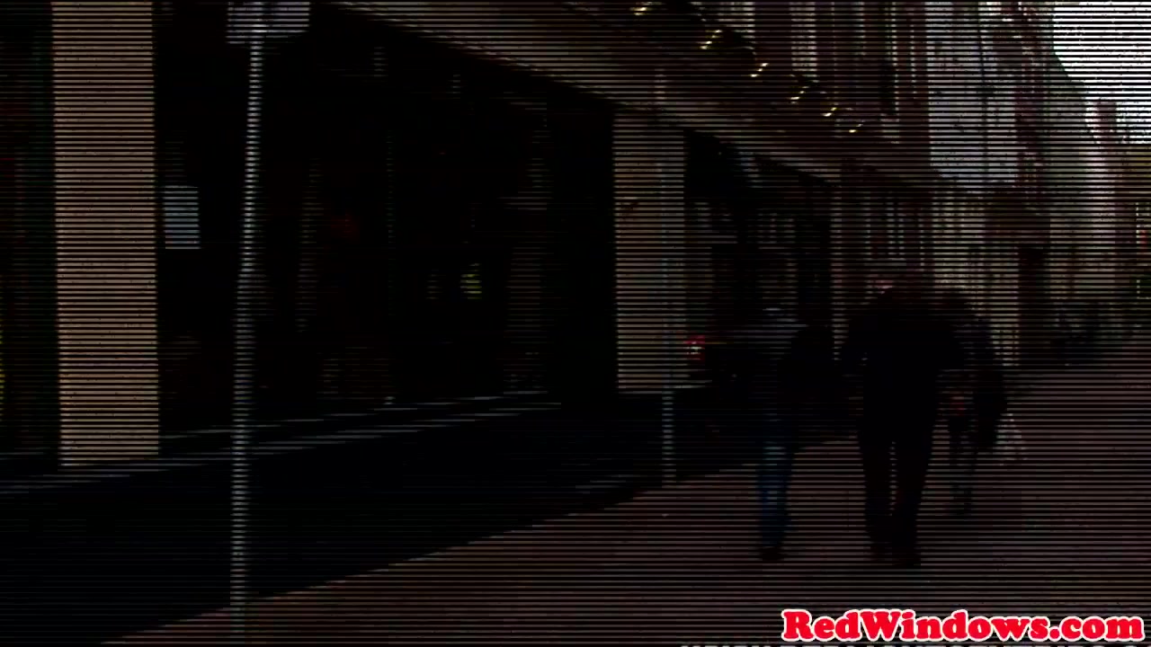 Dutch prostitute cumsprayed while fingering