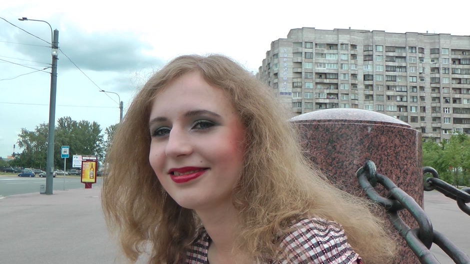 Cute girl, Virginia Still shags in a public place