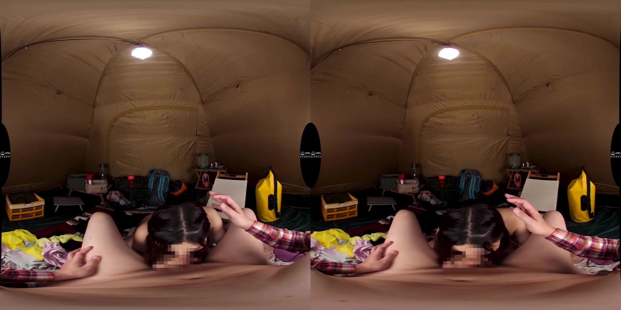 Camping Girl: Flirting in the Tent and Creampie Sex - Japanese Virtual Girlfriend Hardcore Camping Sex
