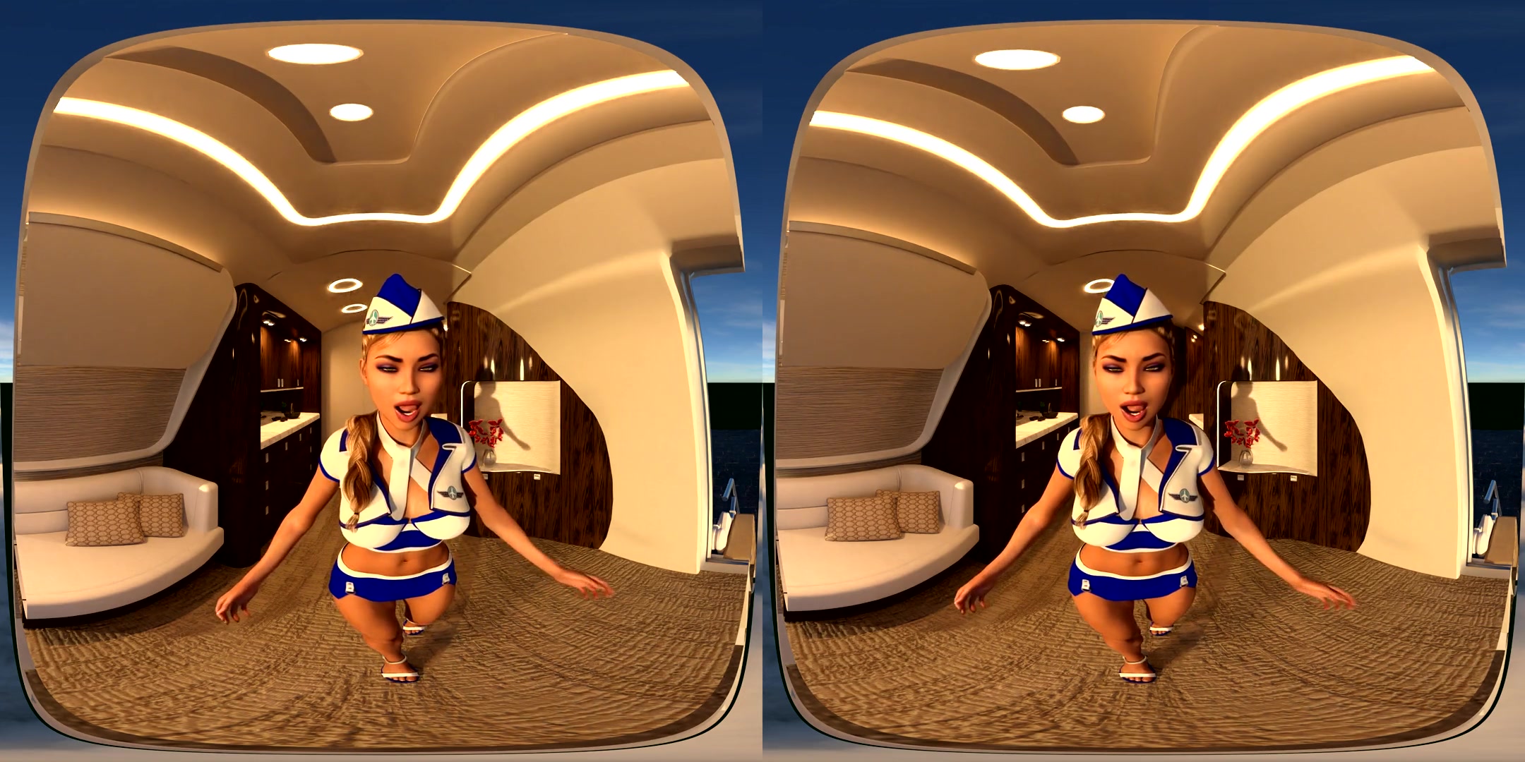Private Jet Me - CGI Babe Hardcore - SkinRays - SexLikeReal