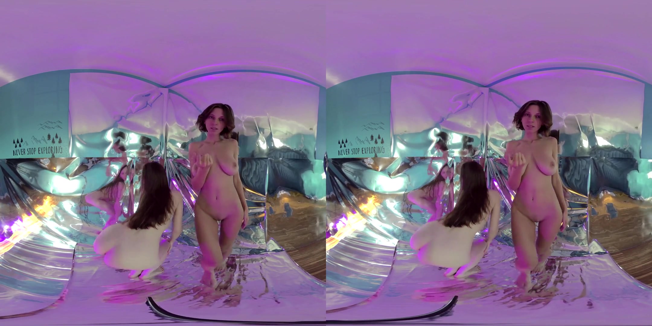 Lights Up - Two Amateur Babes Dance For You - SexLikeReal
