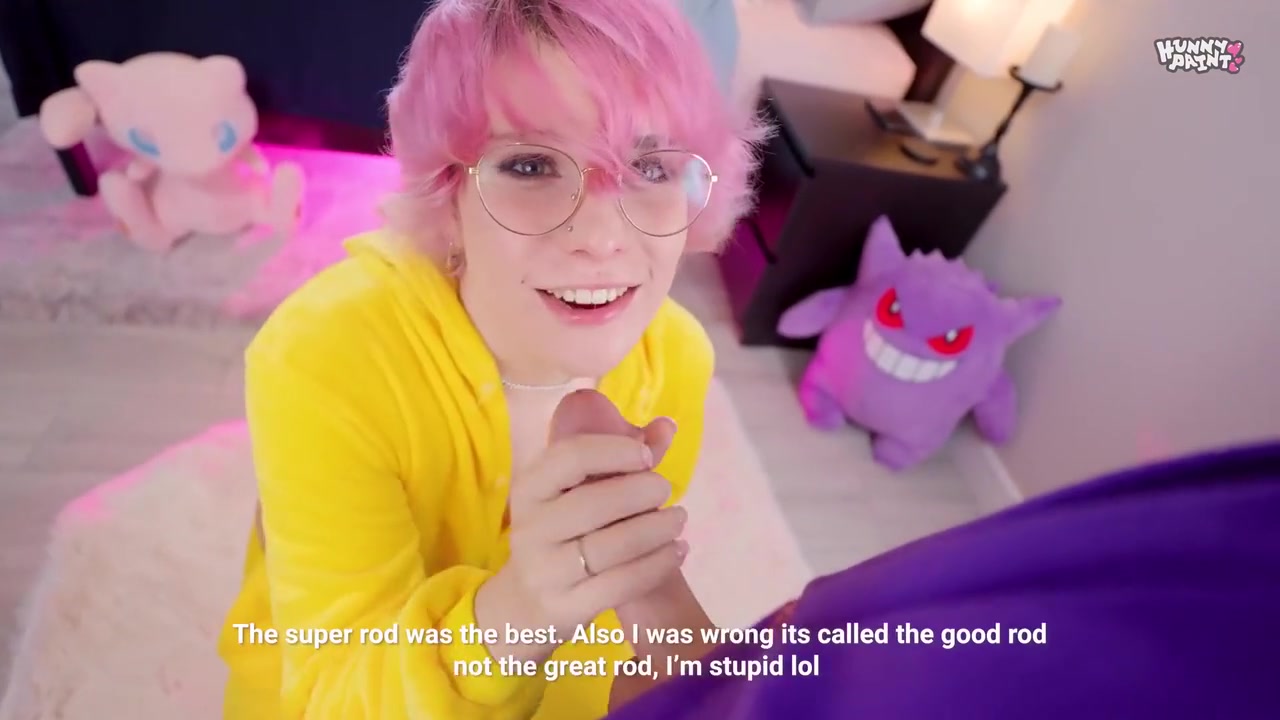 Femboy Pokeslut Bimbo Loves To Bounce And Suck On Twink Cock
