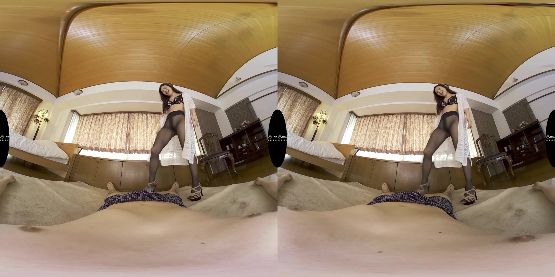 Footjob Heaven in Pantyhose; Leg Fetish JAV Video