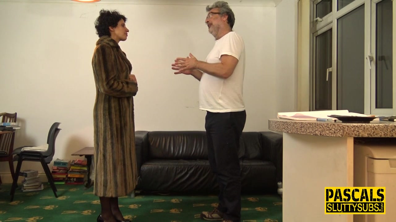 Bound mature submissive gets untied for fuck