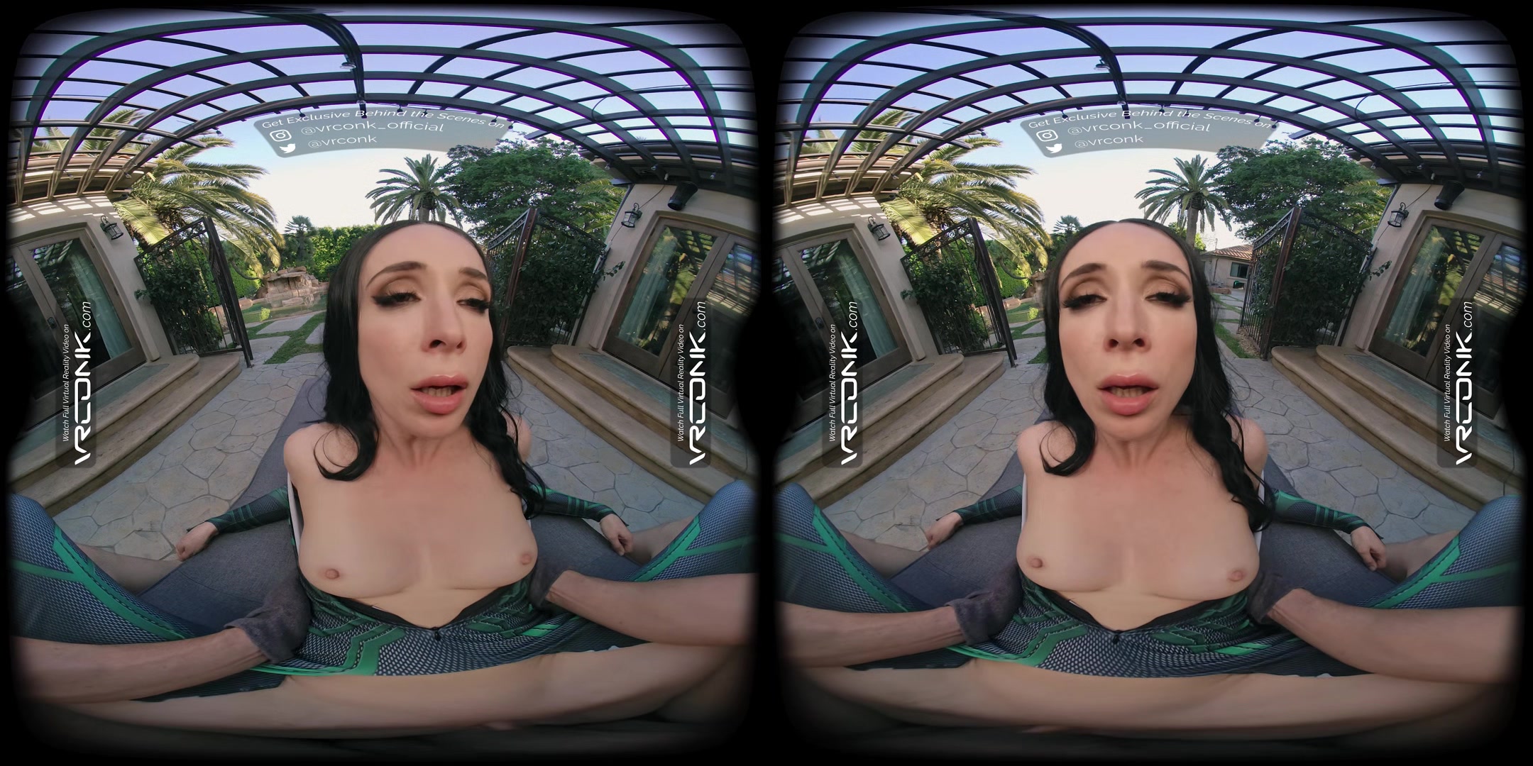 VR Conk brunette fucking cosplay Hela parody POV in VR Porn