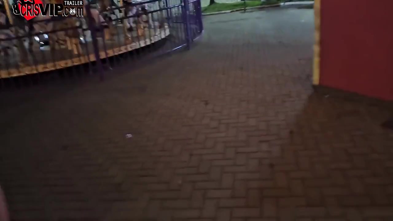 Cuckold Husband In Fucking In The Square Without A Condom And Receiving A Creampie In Front Of The Christmas Special