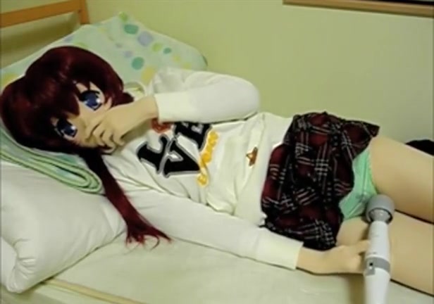Asian masked girl needs to cum