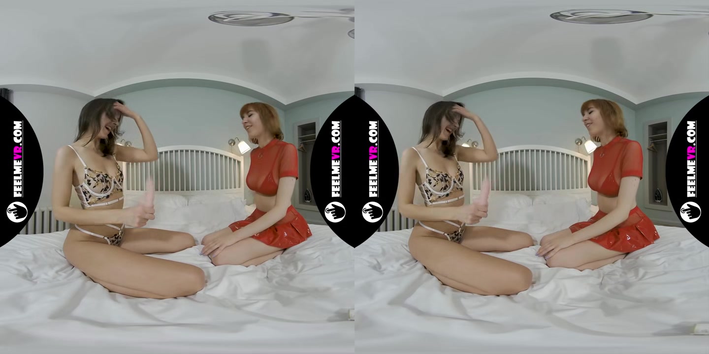 Virtual Reality Video Of How Lilly Mays And Rebeka Ruby Test Their New Dildos