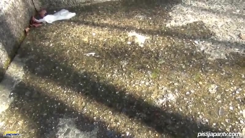 Smooth Ladies Wet The Pavement - PissJapanTV