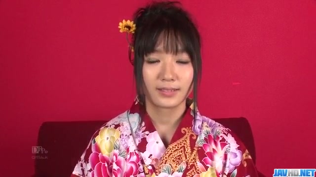 Chiharu craves for jizz to cover her entire pussy and a