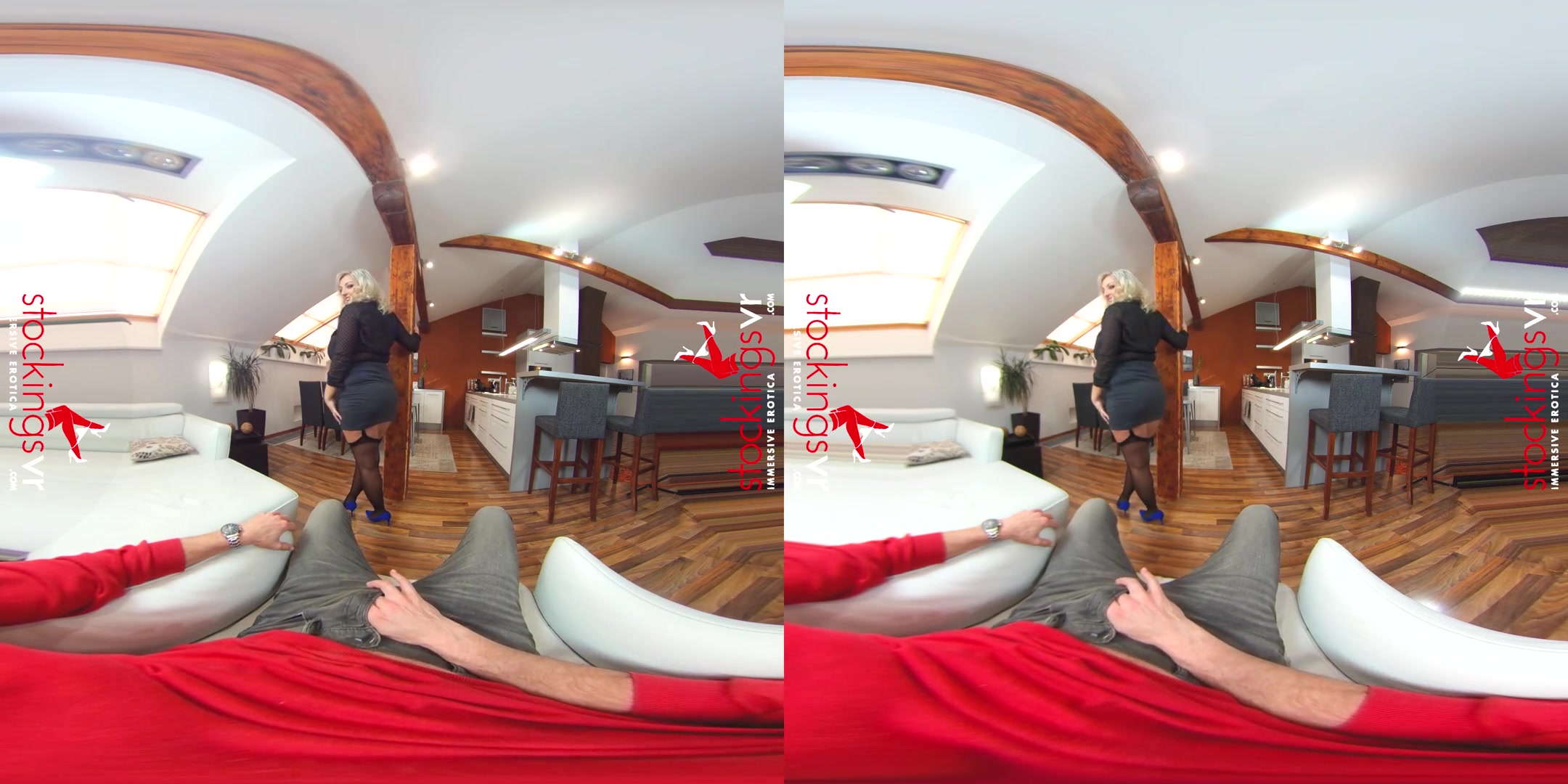 Krystal Swift in That's A Big Load Lap Dance - StockingsVR