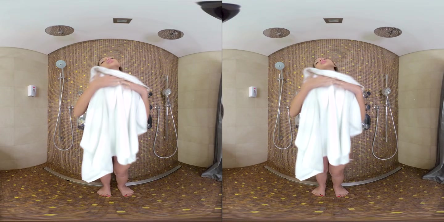 After Shower Pleasure, Full Body Oil With Dildo Fuckingt - VRStars
