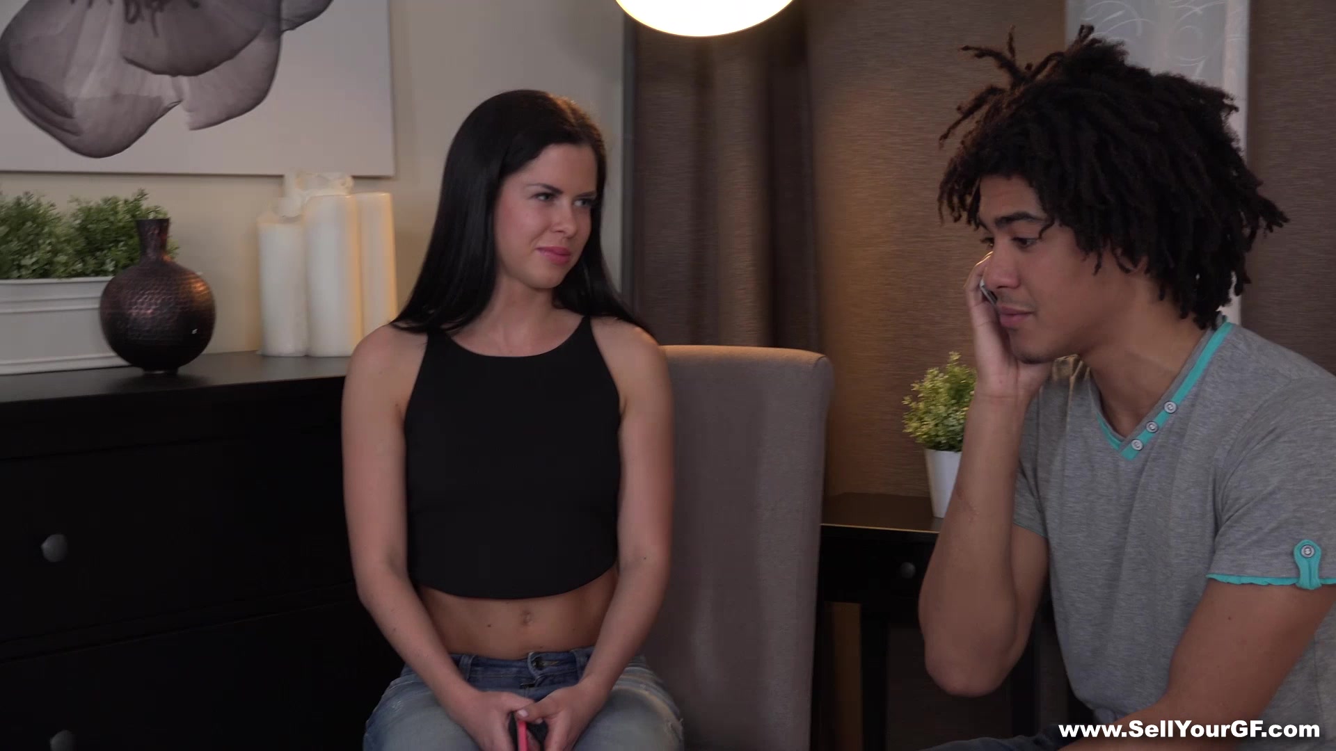 Sell Your GF - Cassie Fire - Slurping teeny fucked for cash