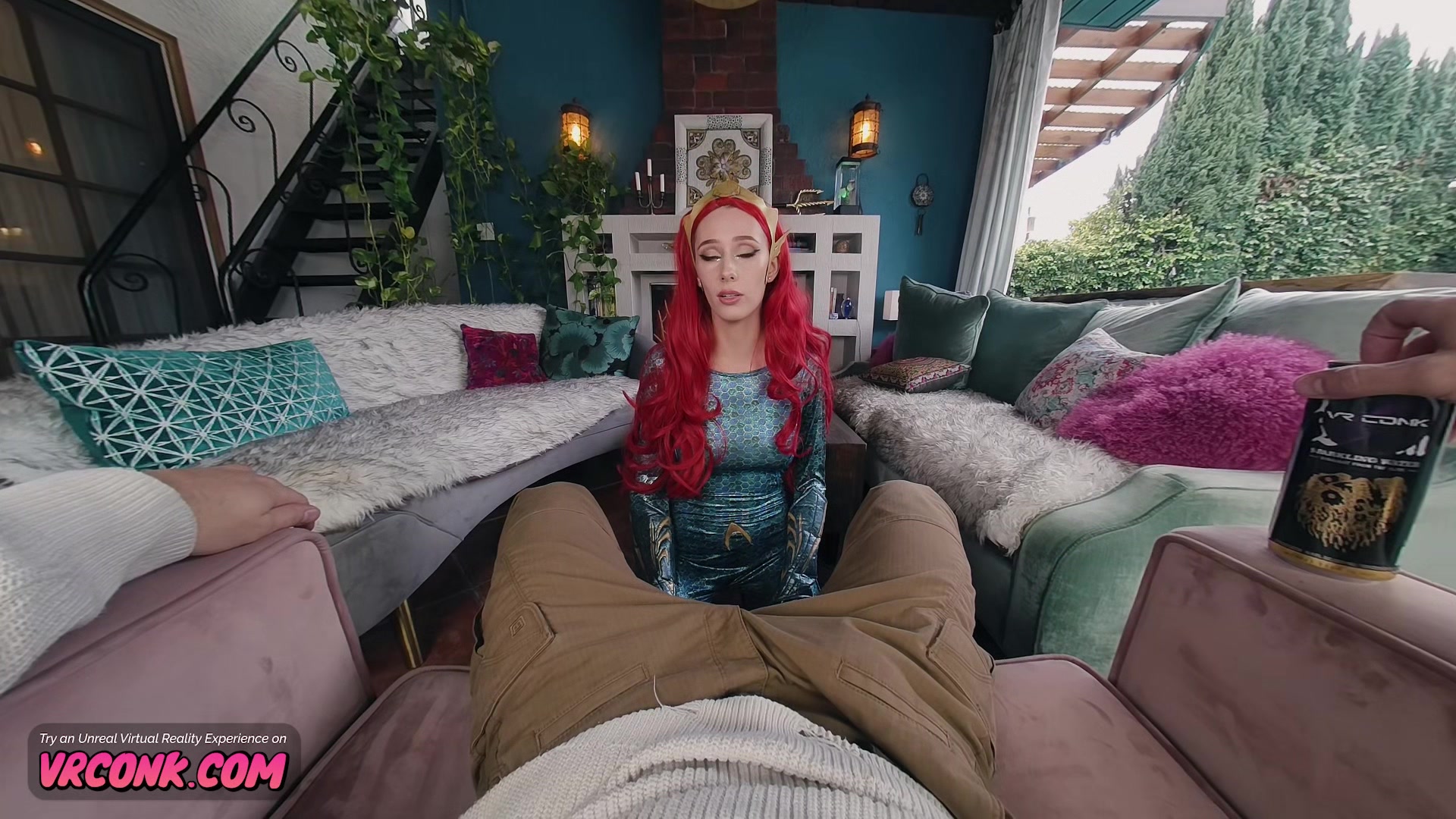 VR Conk Cosplay Aquaman: Mera porn parody VR Porn