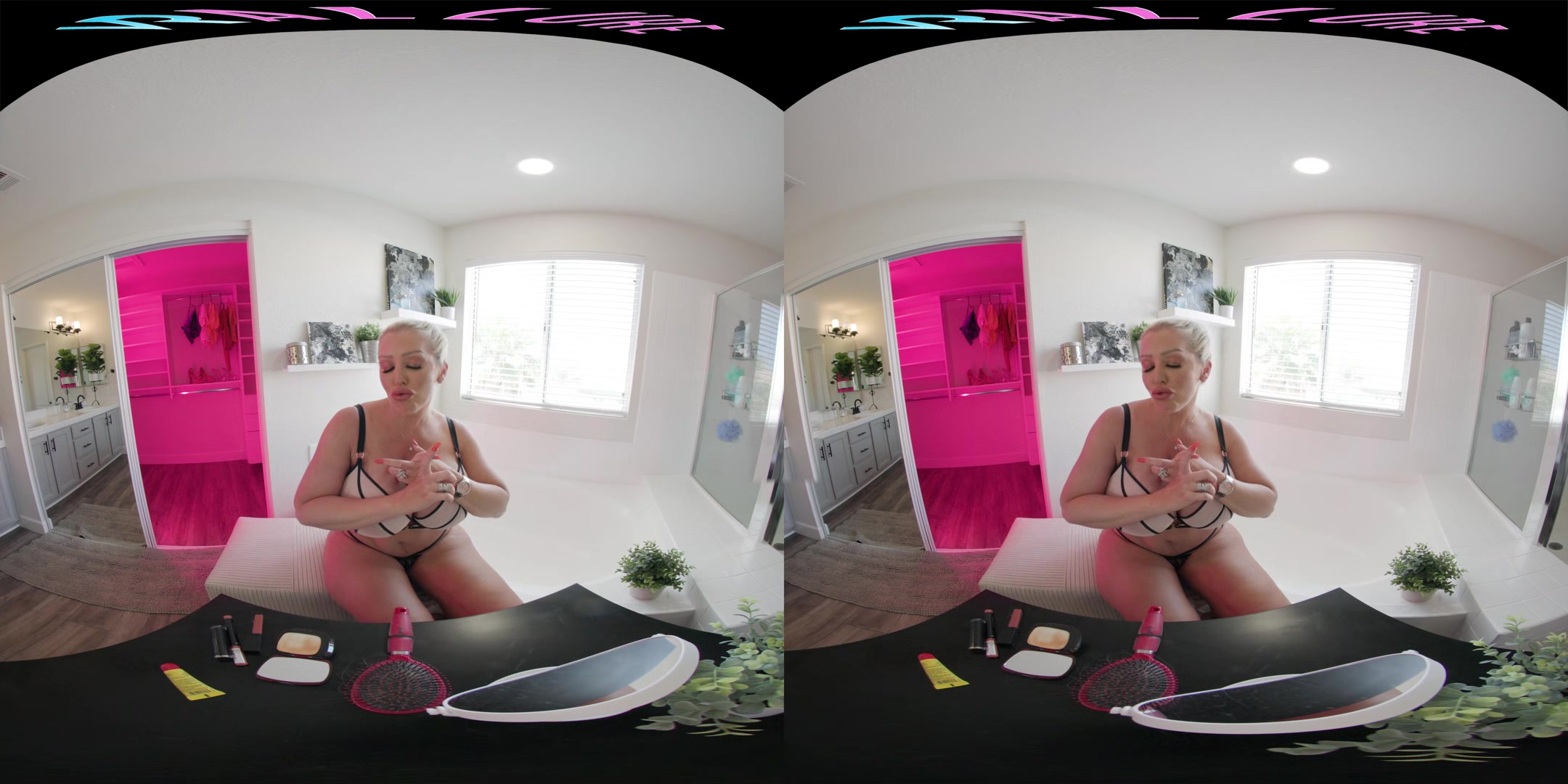 Big titty stepmom wants you to fill her up in virtual reality