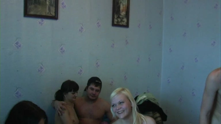 Real group fuck fuckfest discharged on the student 18+ party sex movie