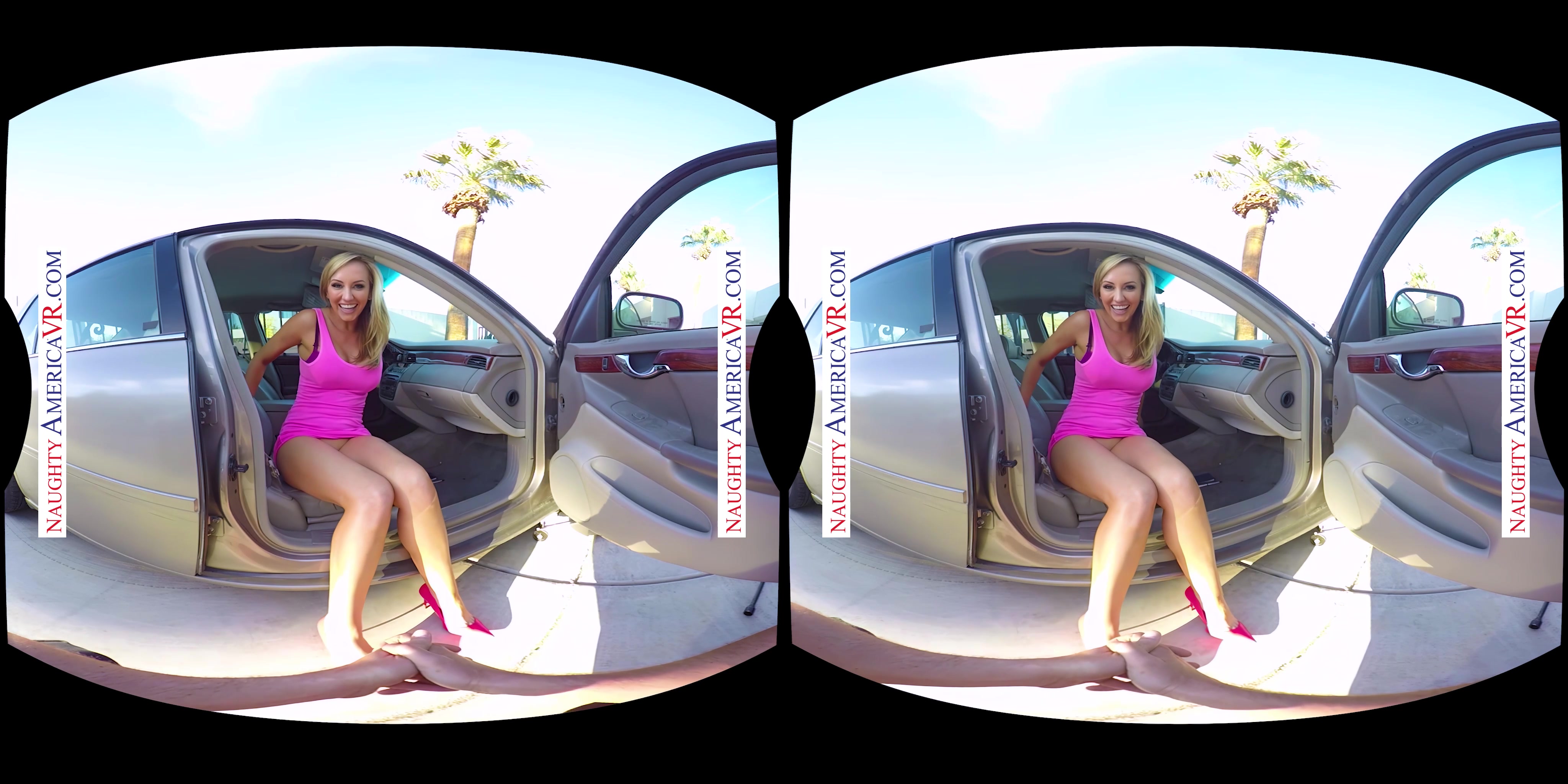 Horny babe Brett Rossi shows how thankful she is that you changed her flat tire