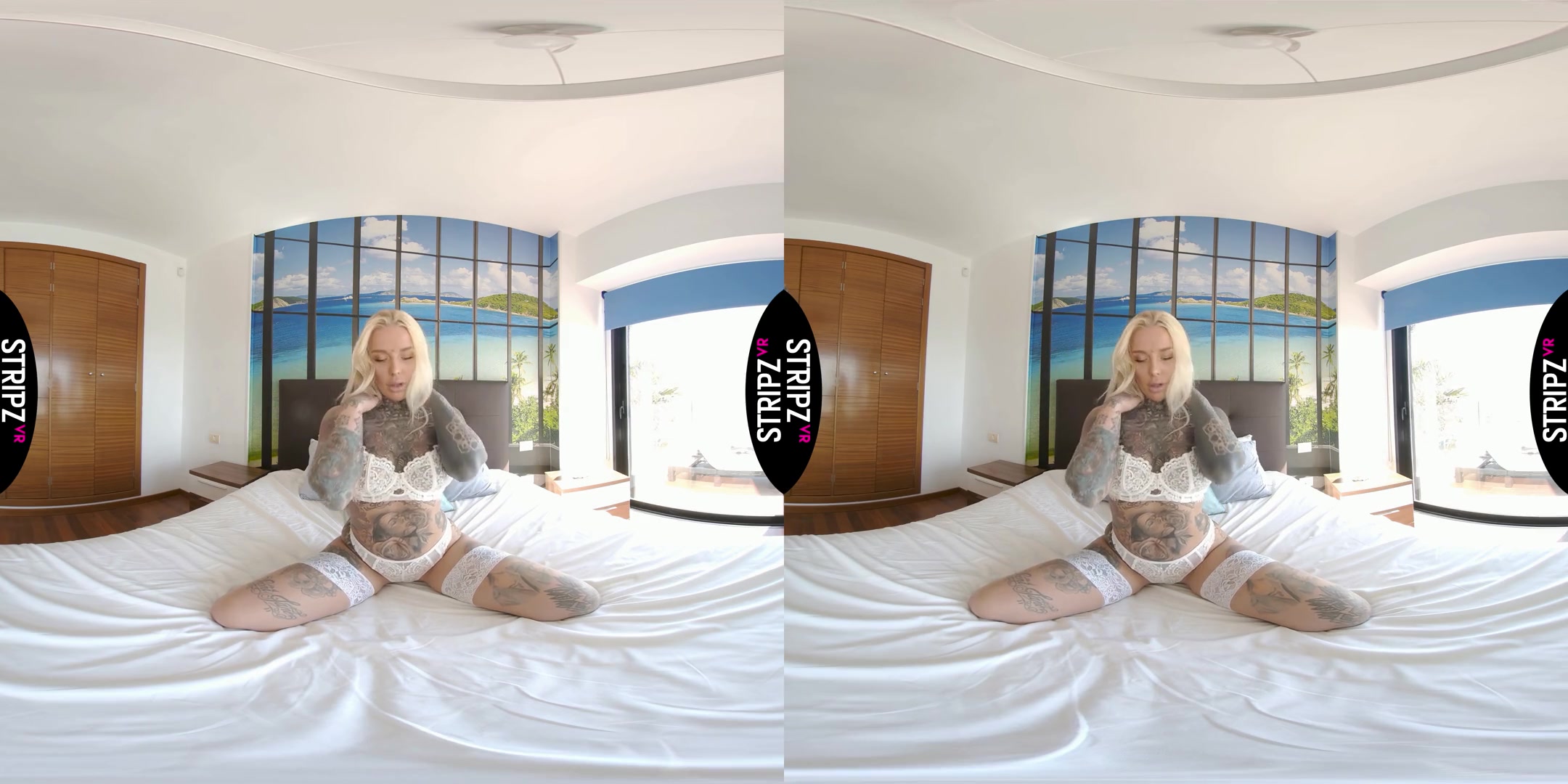 Sex Kitten - Tattooed Alt-Girl Solo Striptease - SexLikeReal