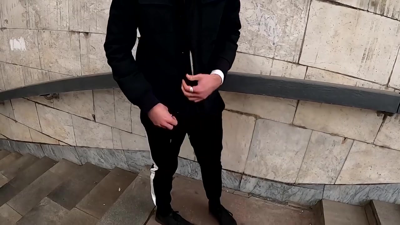 Guy Masturbates In The Underpass