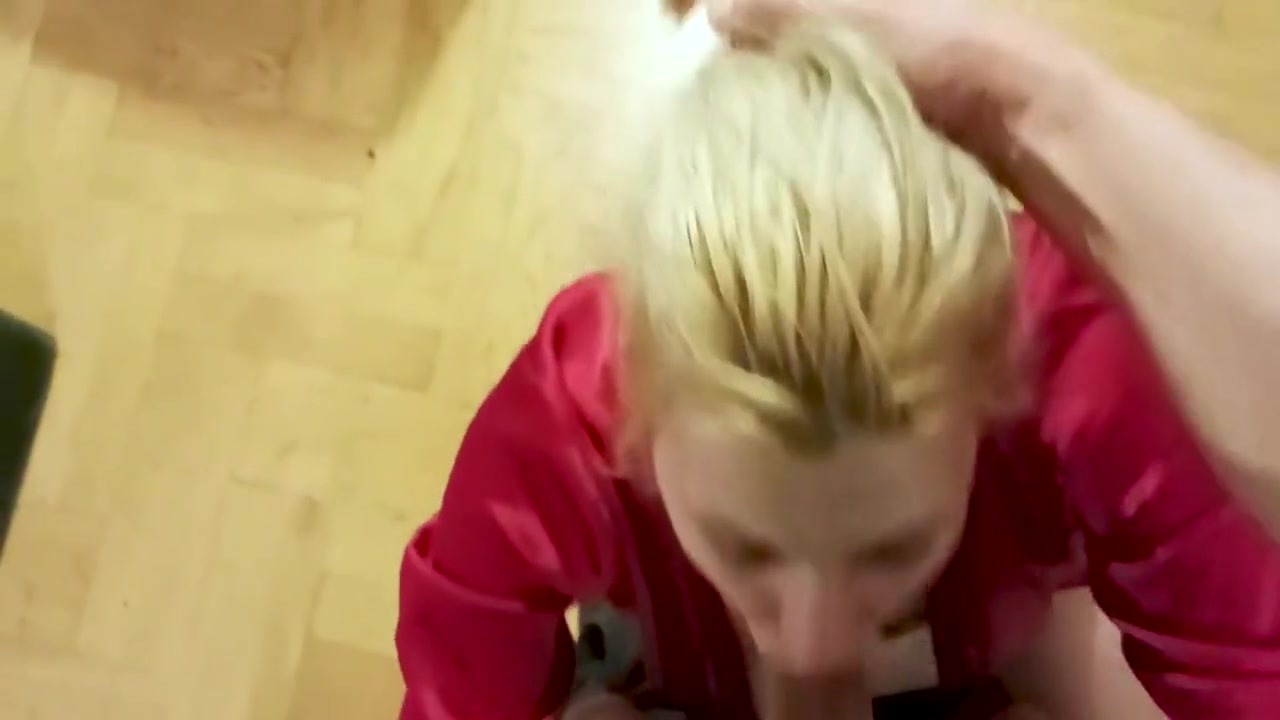 On Her Knees Getting Facefuck, Cock Slap And Cum On Face 4 Min