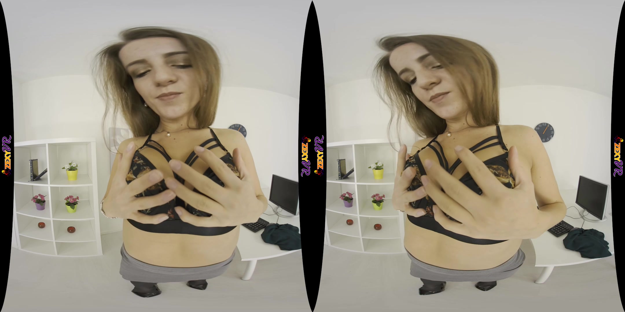 Office Flirt featuring Scarlot Rose - ZexyVR