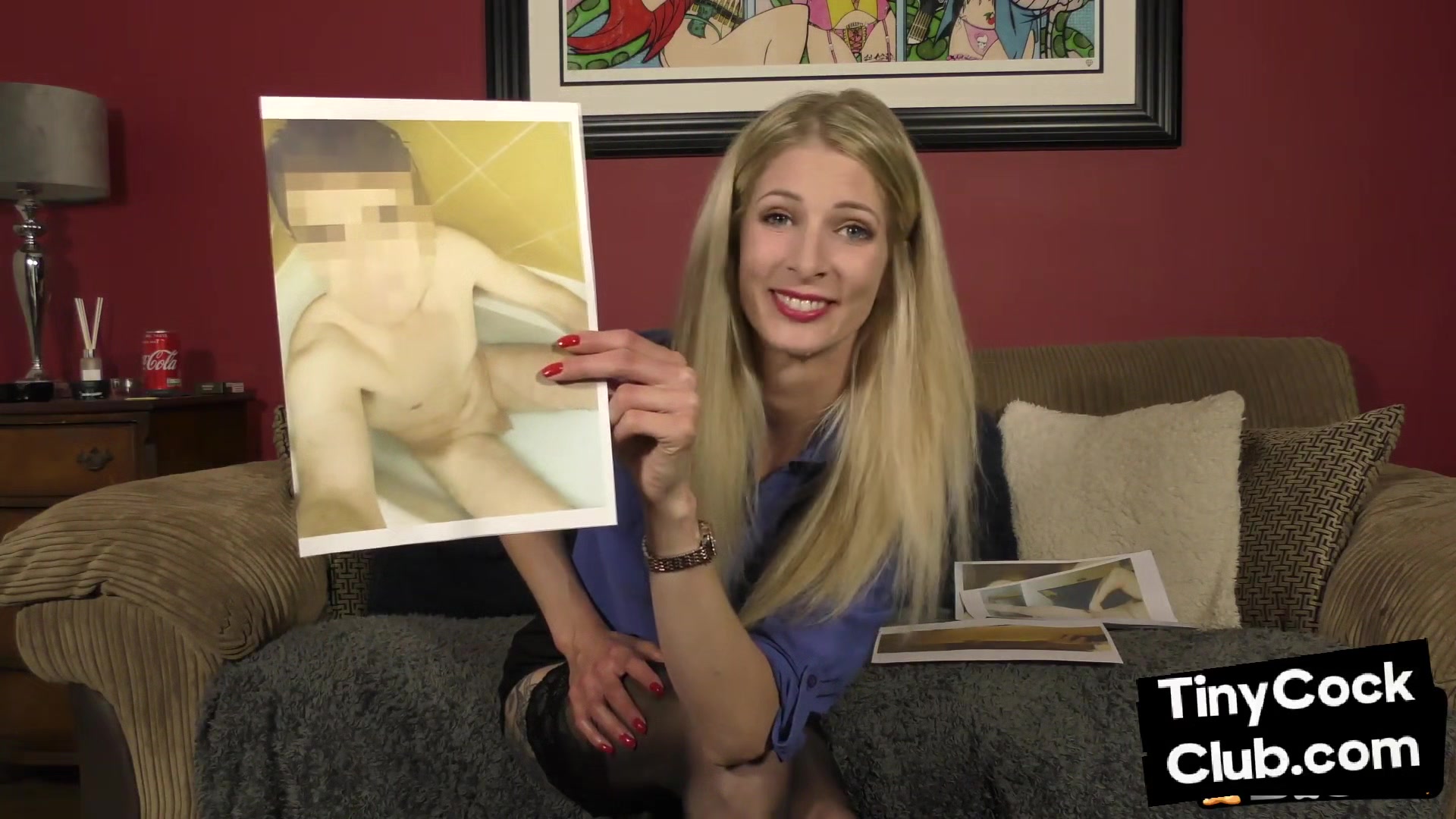 Dirty talking femina humiliates small cocks in solo video