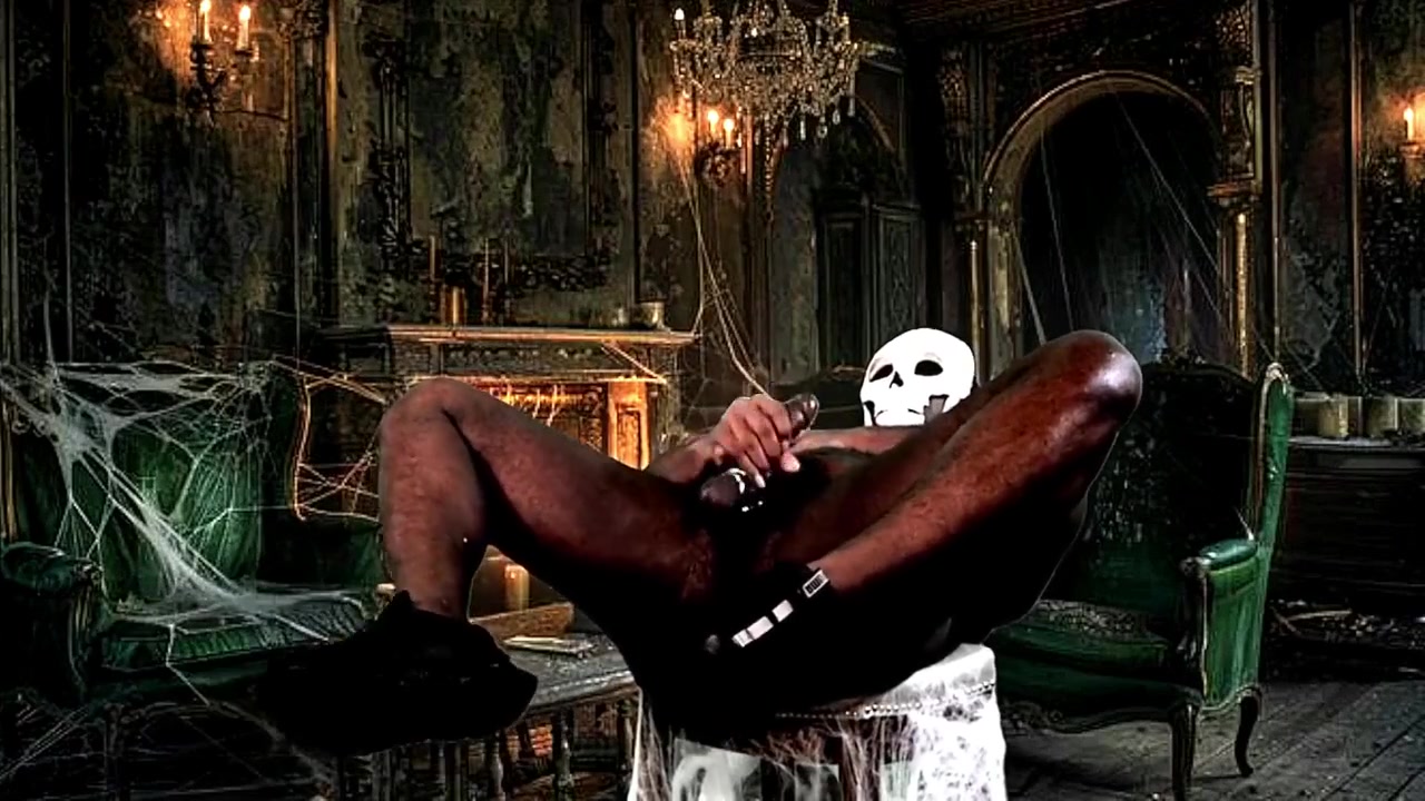 Gooning At The Haunted Mansion - Huge Cocked Beefy Jock Ready To Blow Massive Load
