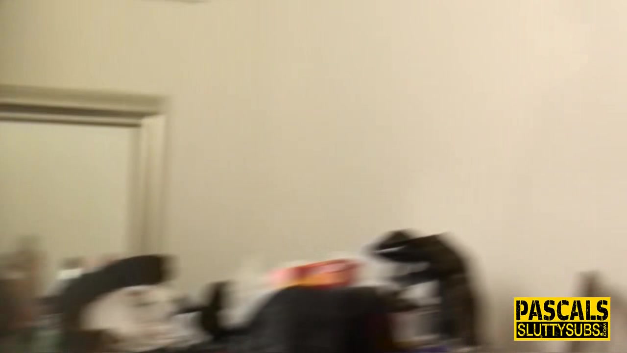 Ass paddled ebony sub