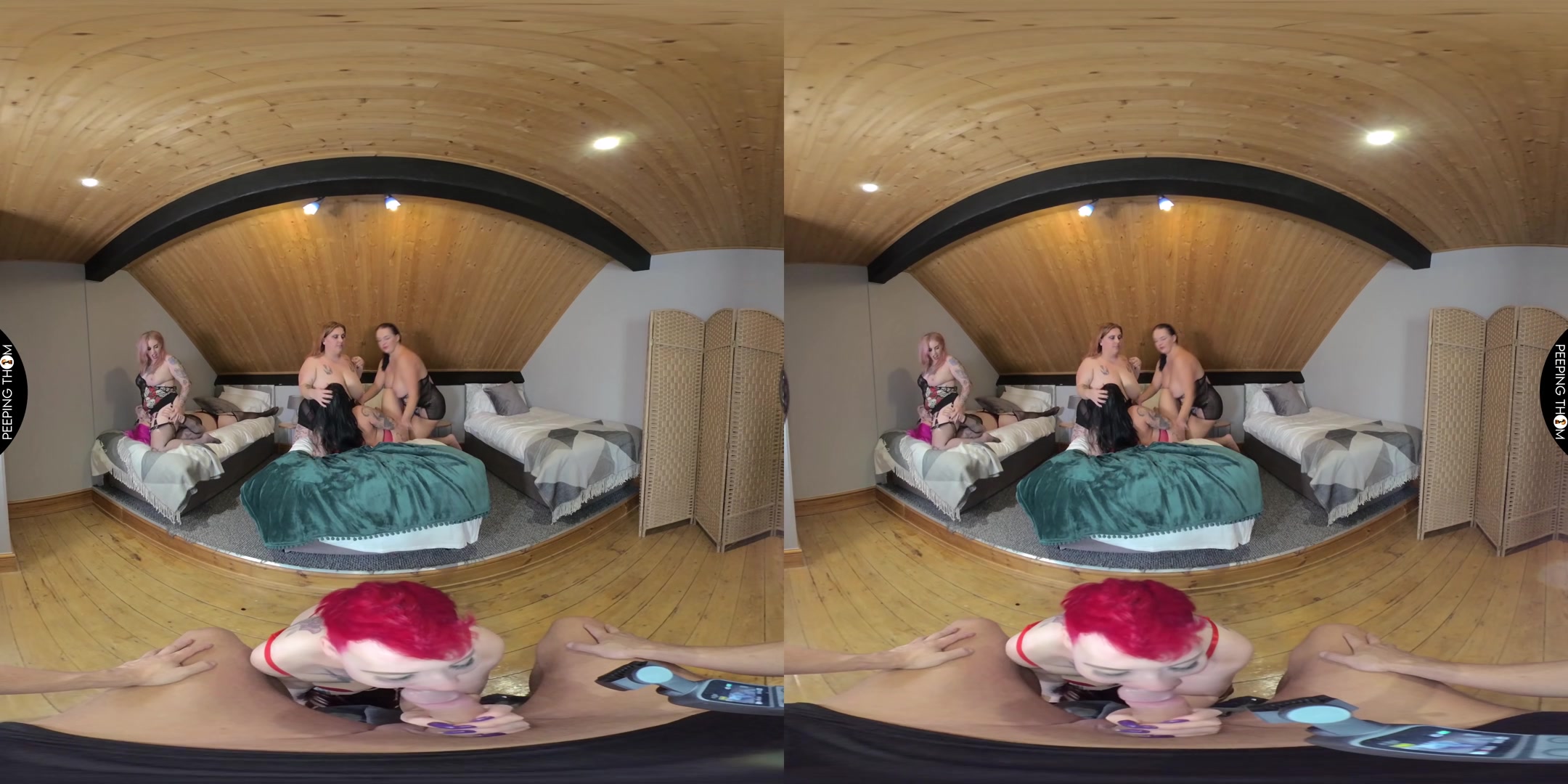 Six Girl Filmed Blowjob Challenge - PeepingThom