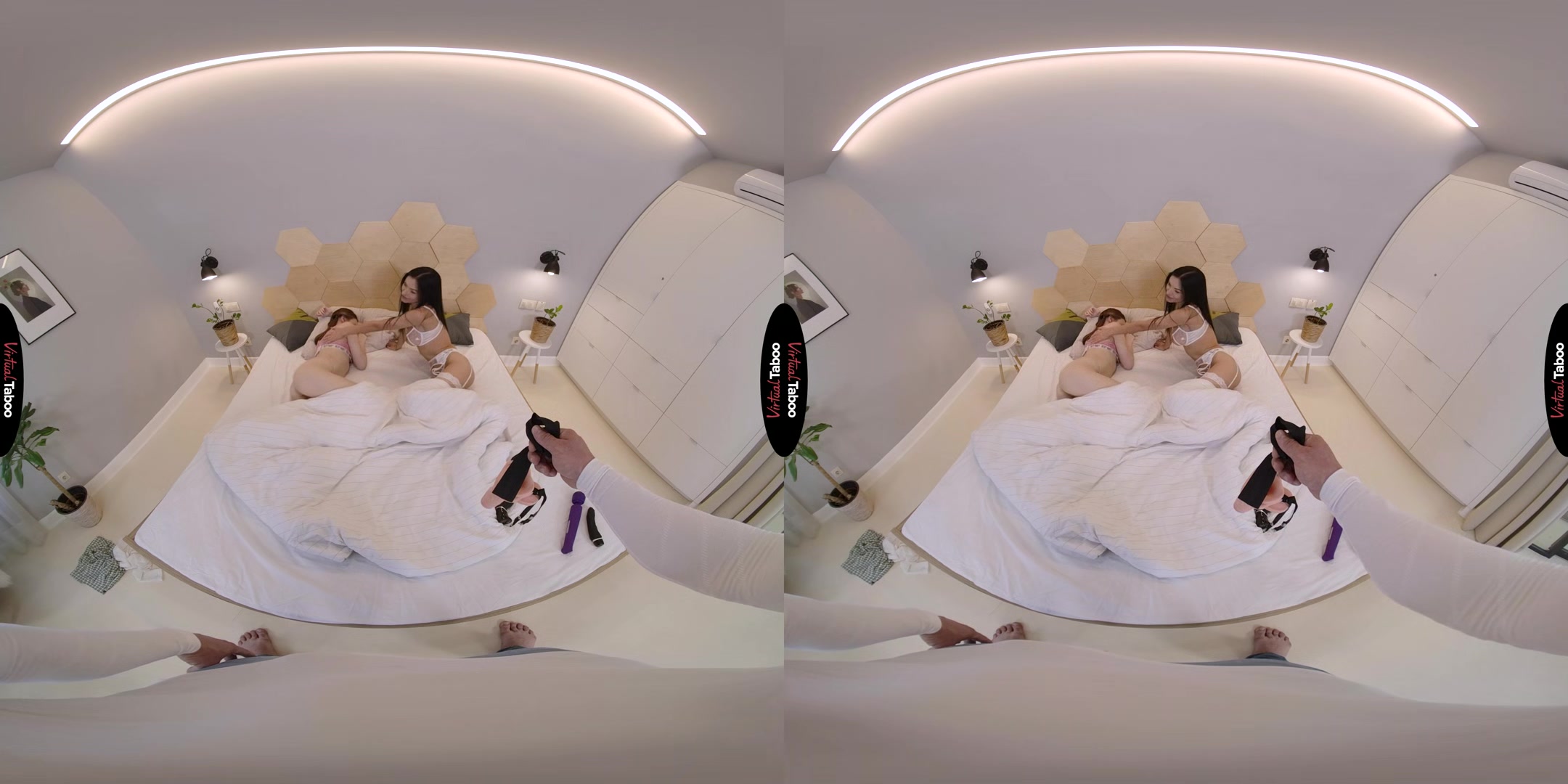 Wera Angel, Sasha Rose VR Porn: Meet My New Friend, Daddy - VirtualTaboo