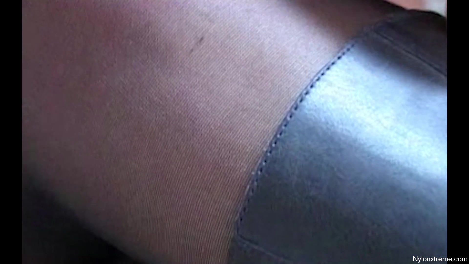3 Nylon Tan Mask Blow Encasement - Sex Movies Featuring Sexy Tights