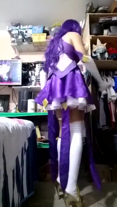 cosplay syndra crossdresser fuck