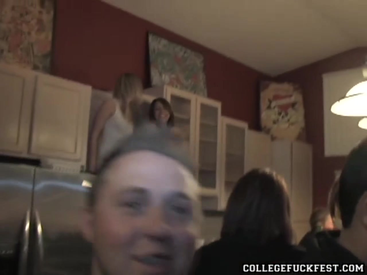 Coed lesbo dildos pussy as everyone watches