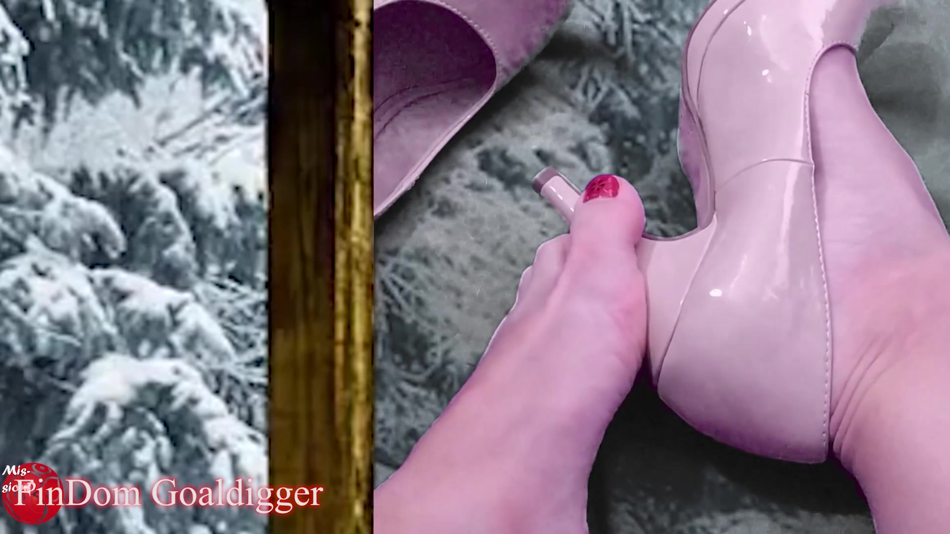 Red Pedicure Ruined Orgasm - Sex Movies Featuring Findom Goaldigger