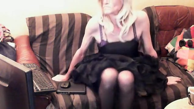 Amazing amateur shemale video with Lingerie scenes